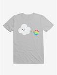 Cloud Oops Rainbow Ice Grey T-Shirt, ICE GREY, hi-res