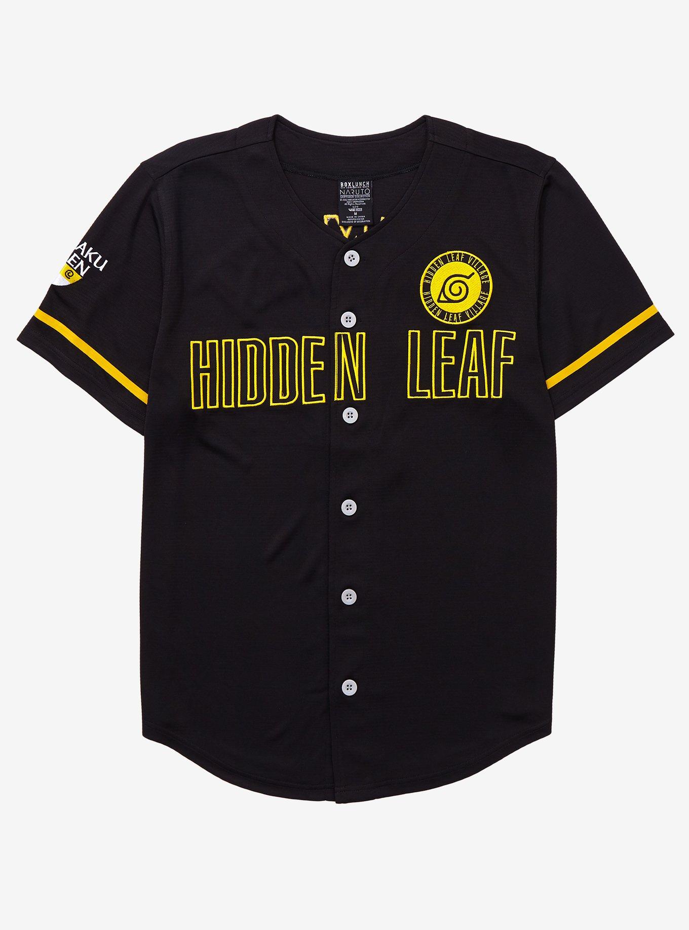 Naruto Shippuden Hidden Leaf Uzumaki Baseball Jersey - BoxLunch Exclusive, , hi-res