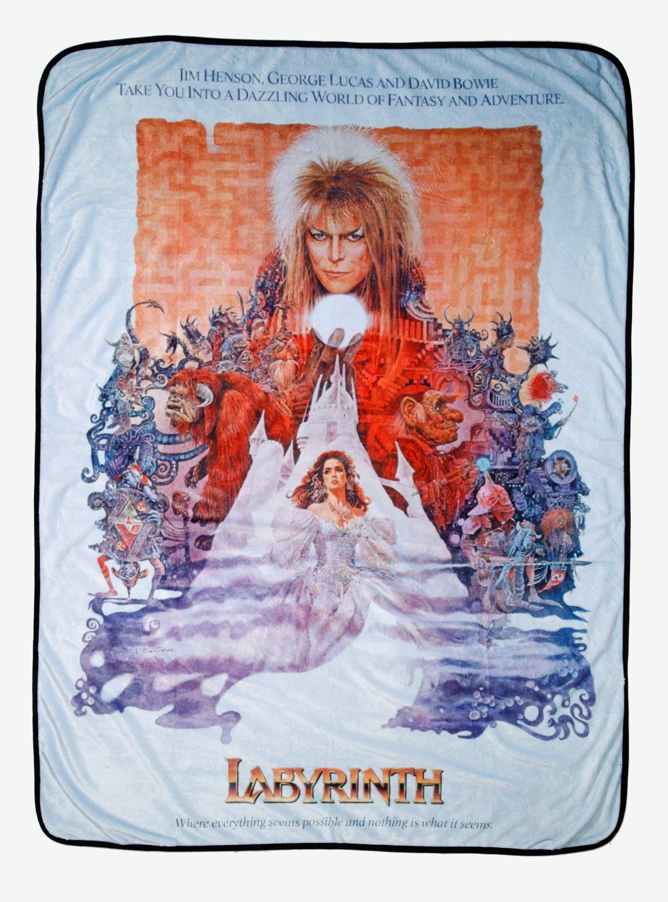 Labyrinth Movie Poster Throw Blanket Hot Topic