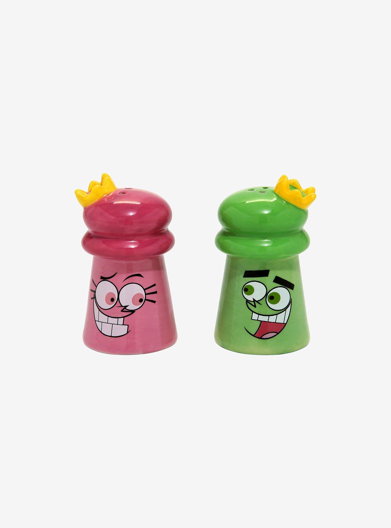 Good Witch Bad Witch Salt and Pepper Shakers Set