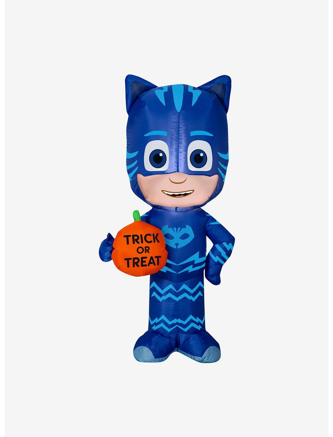 Catboy With Trick Or Treat Pumpkin Pj Masks Airblown, , hi-res