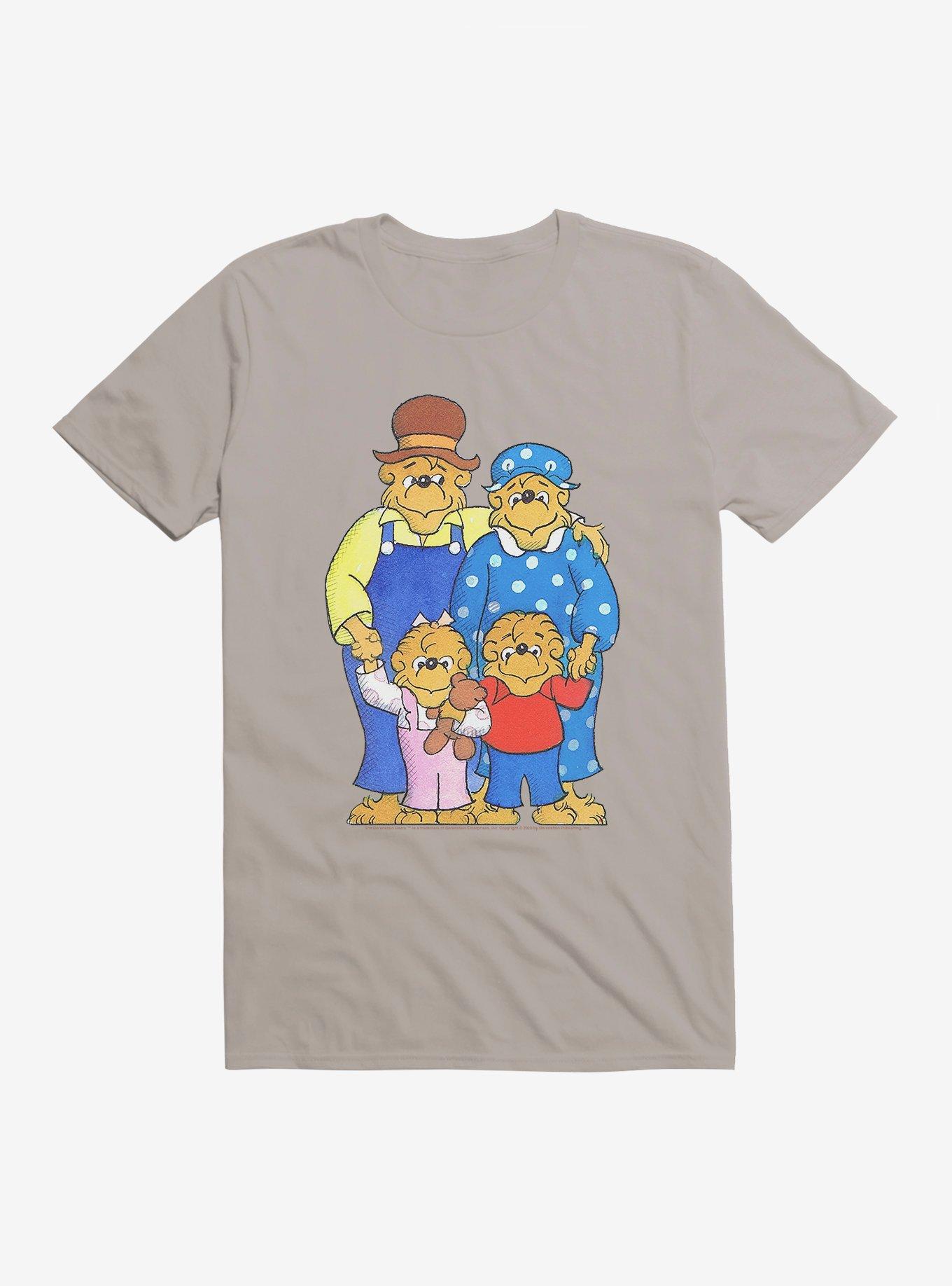 Berenstain Bears Family T-Shirt, LIGHT GREY, hi-res