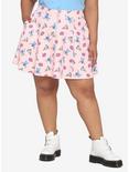 Disney Stitch Pizza & Donuts Zipper Scuba Skirt Plus Size, MULTI, hi-res