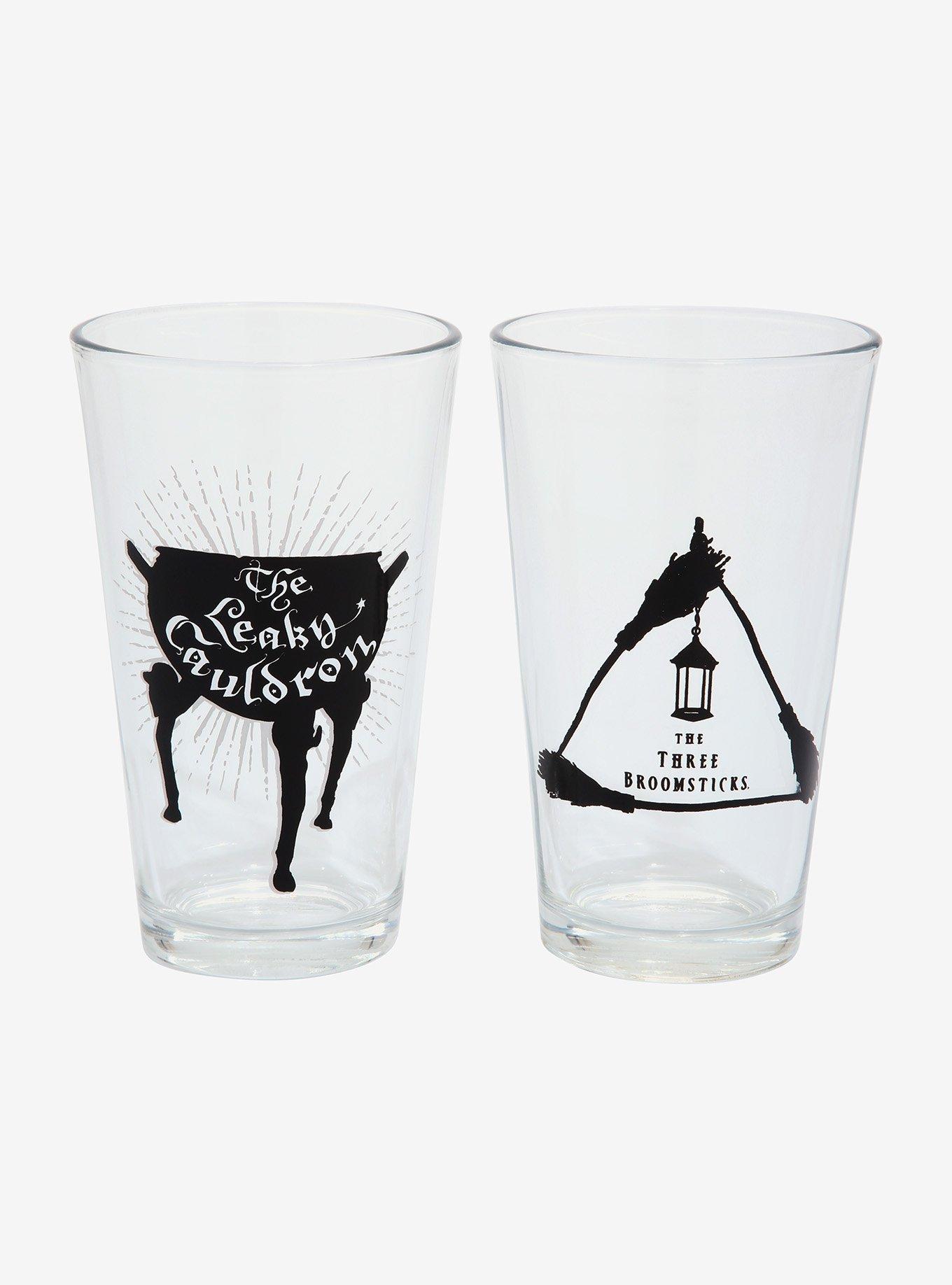 HP Leaky Cauldron & Three Broomsticks Pint Glass Set