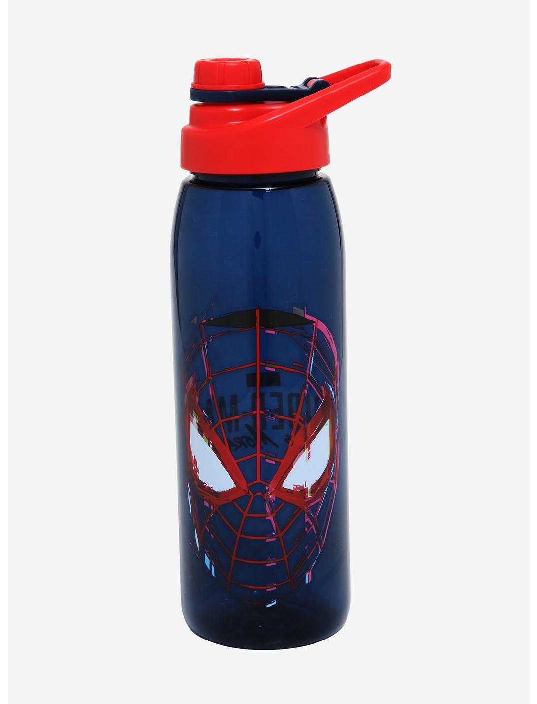 Marvel Spider-Man Miles Morales Mask Water Bottle | BoxLunch