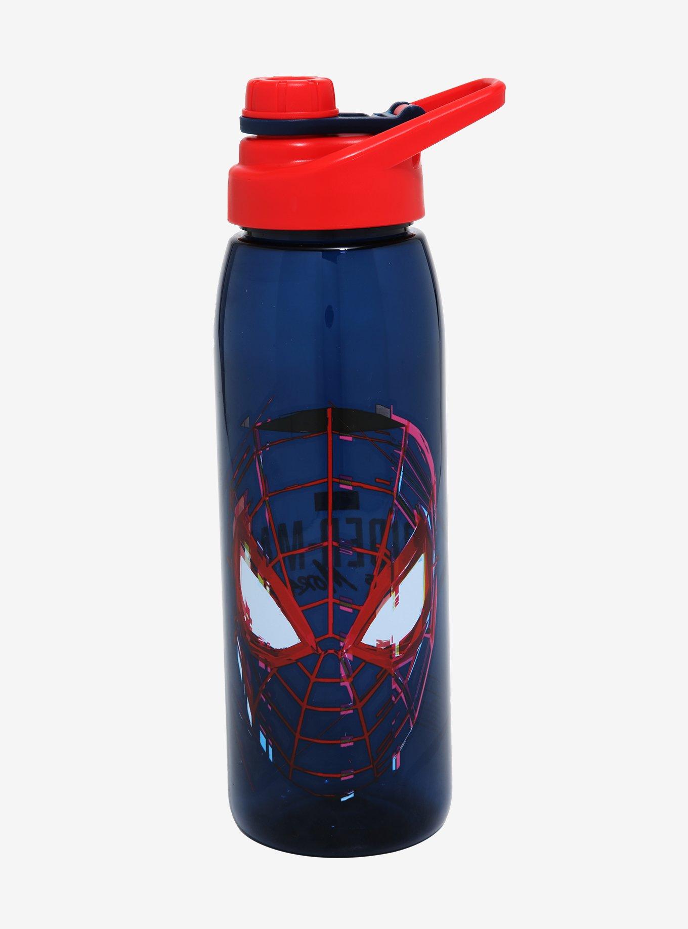 Marvel Spider-Man Miles Morales Mask Water Bottle, , hi-res