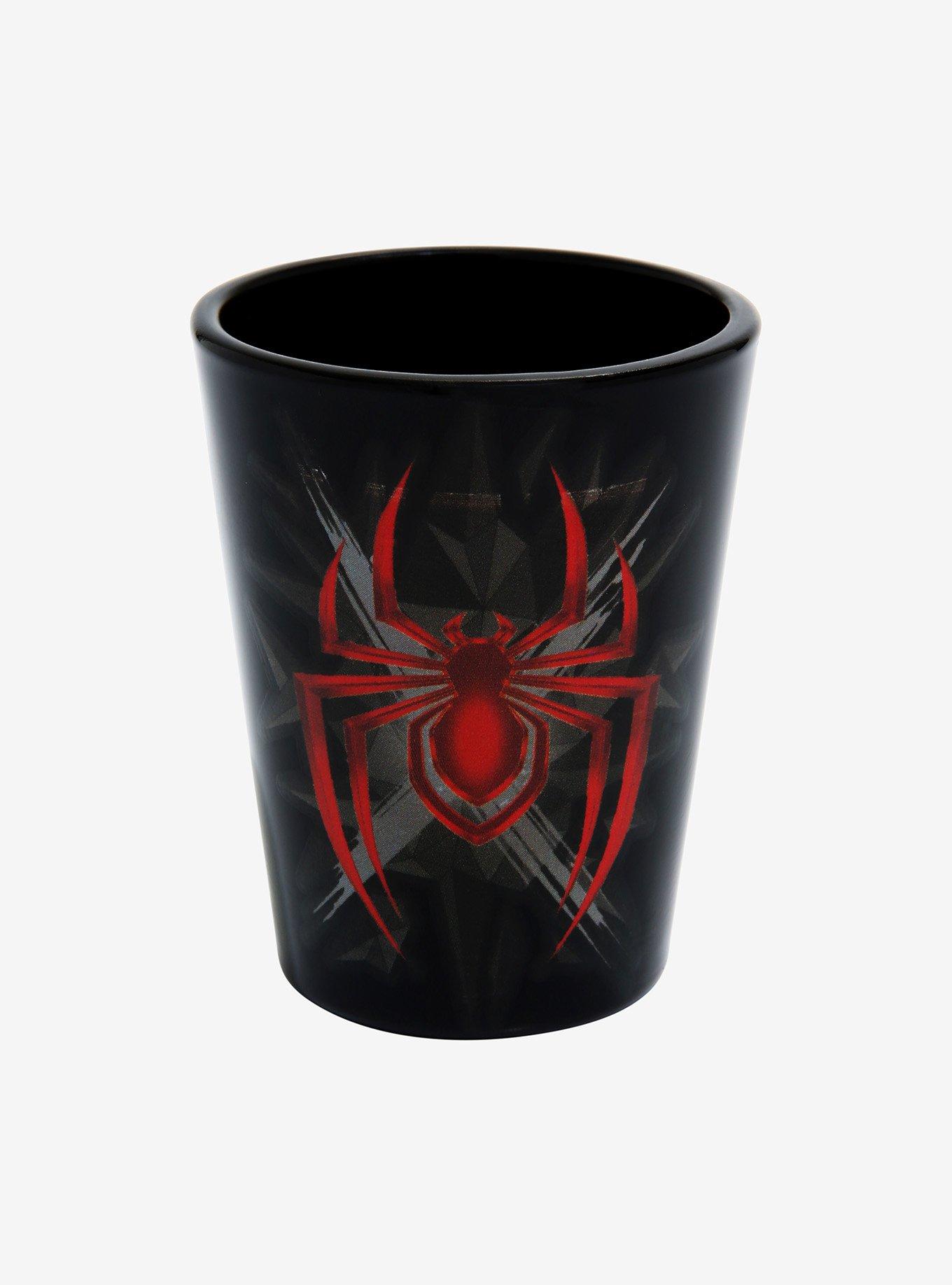 Spider-Man Miles Morales Logo Mini Glass - BoxLunch Exclusive, , hi-res