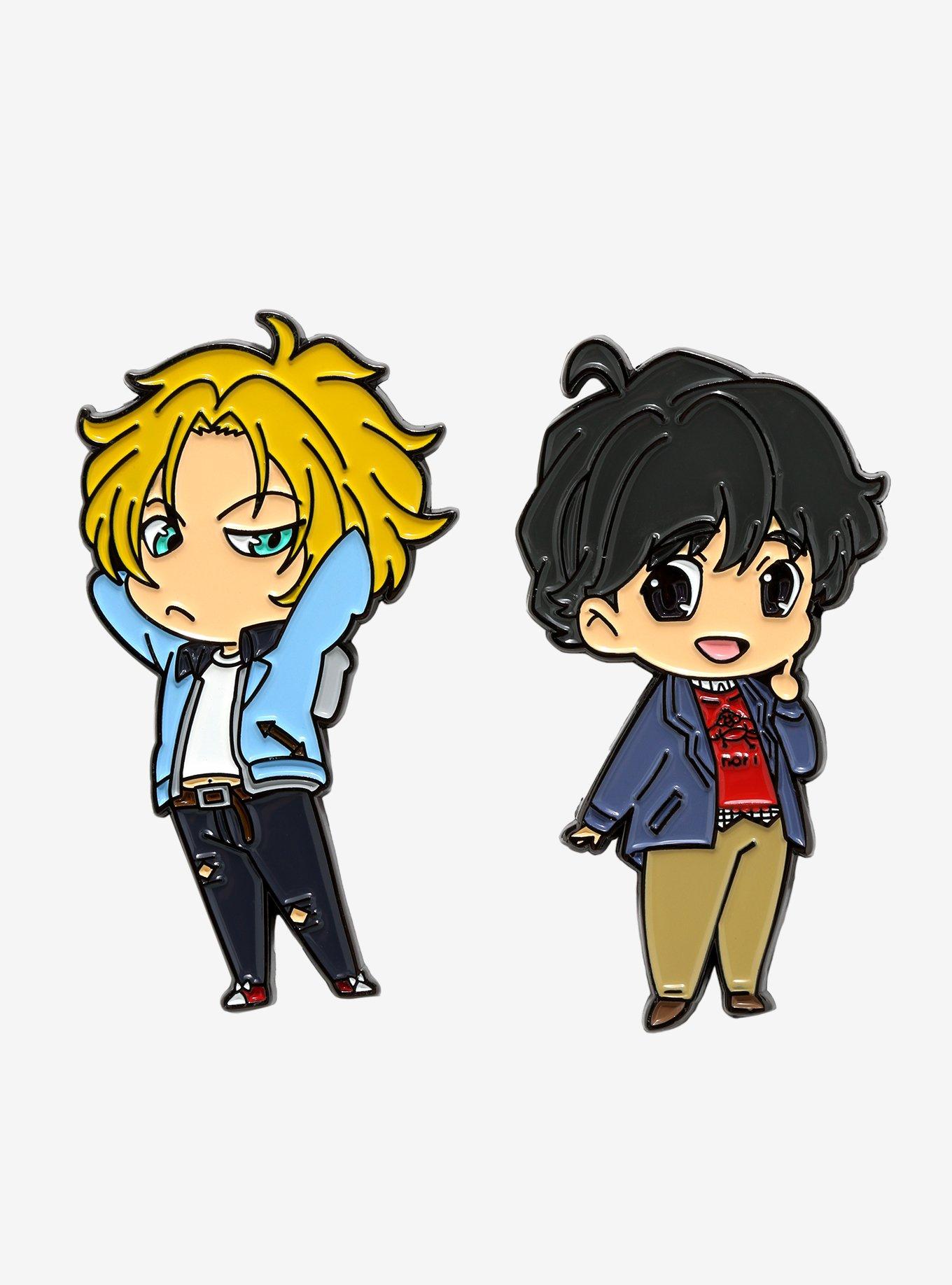 Banana Fish Eiji & Ash Lapel Pins Set of 2 – Shadow Anime