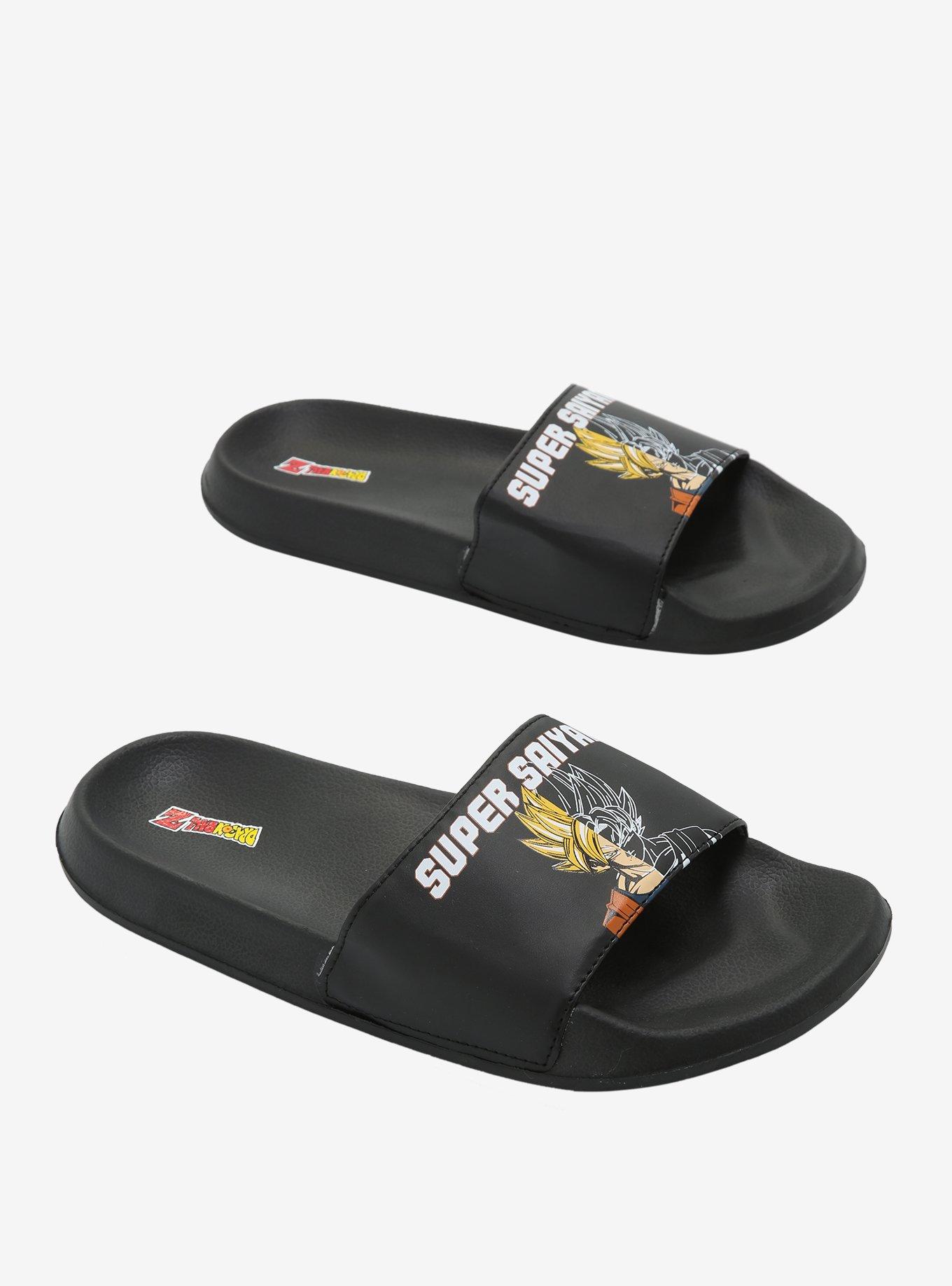 Dragon Ball Z Goku Super Saiyan Slide Sandals, MULTI, hi-res