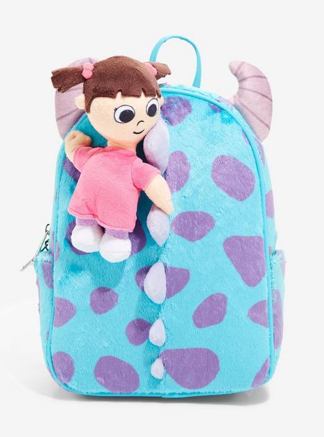 DISNEY STORE SULLY WAZOWSKI MONSTERS INC PLUSH BACKPACK PURSE