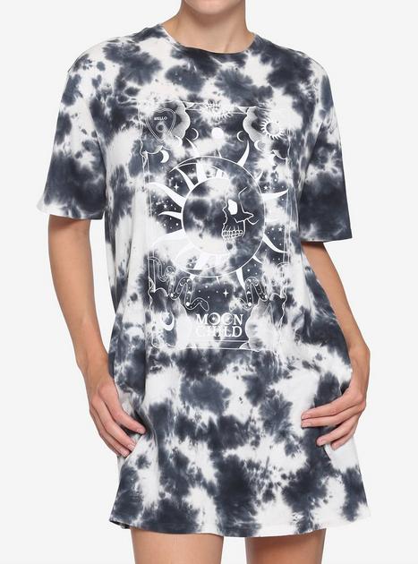 Moon Child Wash T-Shirt Dress | Hot Topic