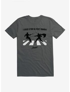 Zorro Six Feet Away T-Shirt, CHARCOAL, hi-res