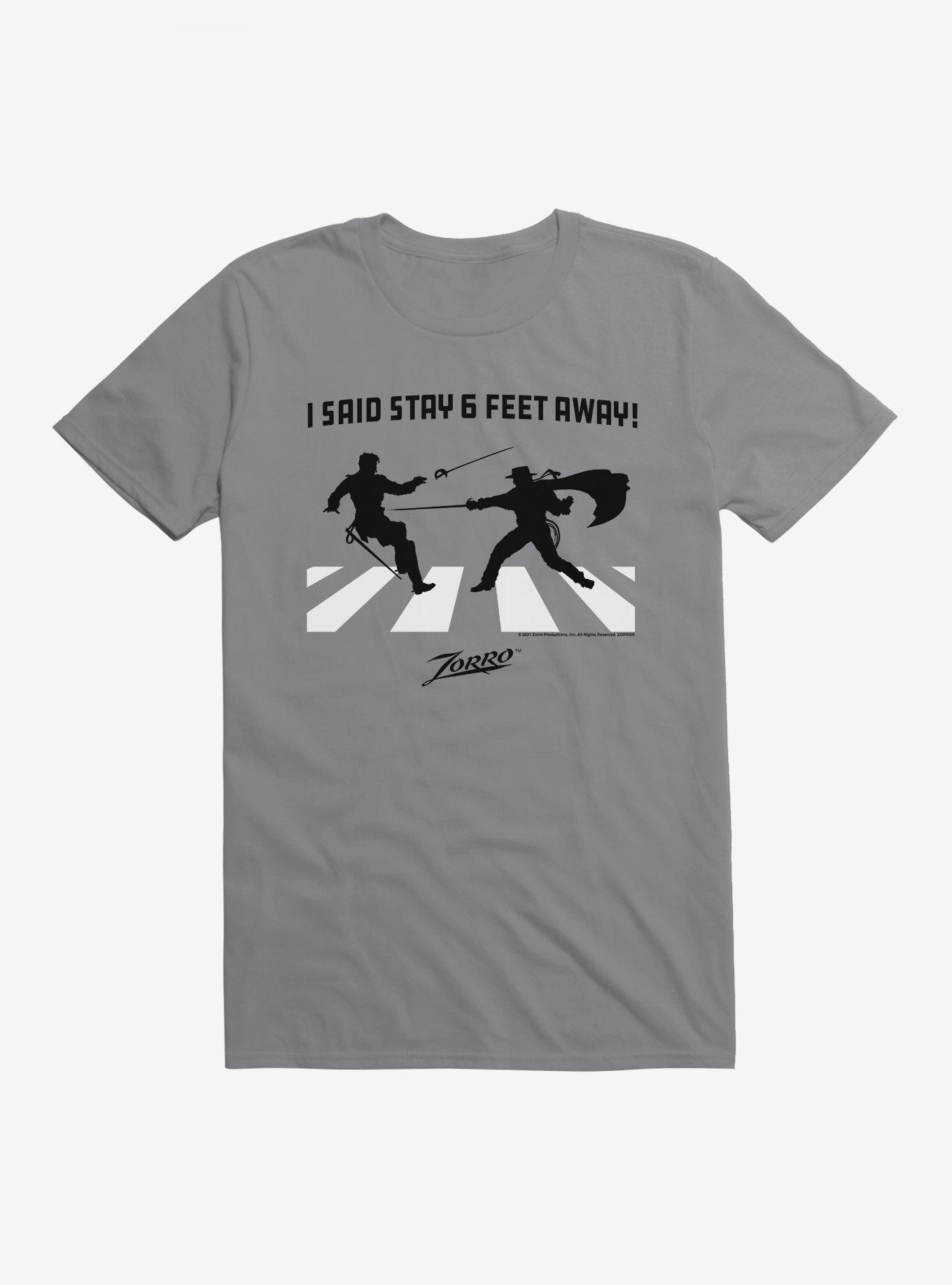 Zorro Six Feet Away T-Shirt, , hi-res
