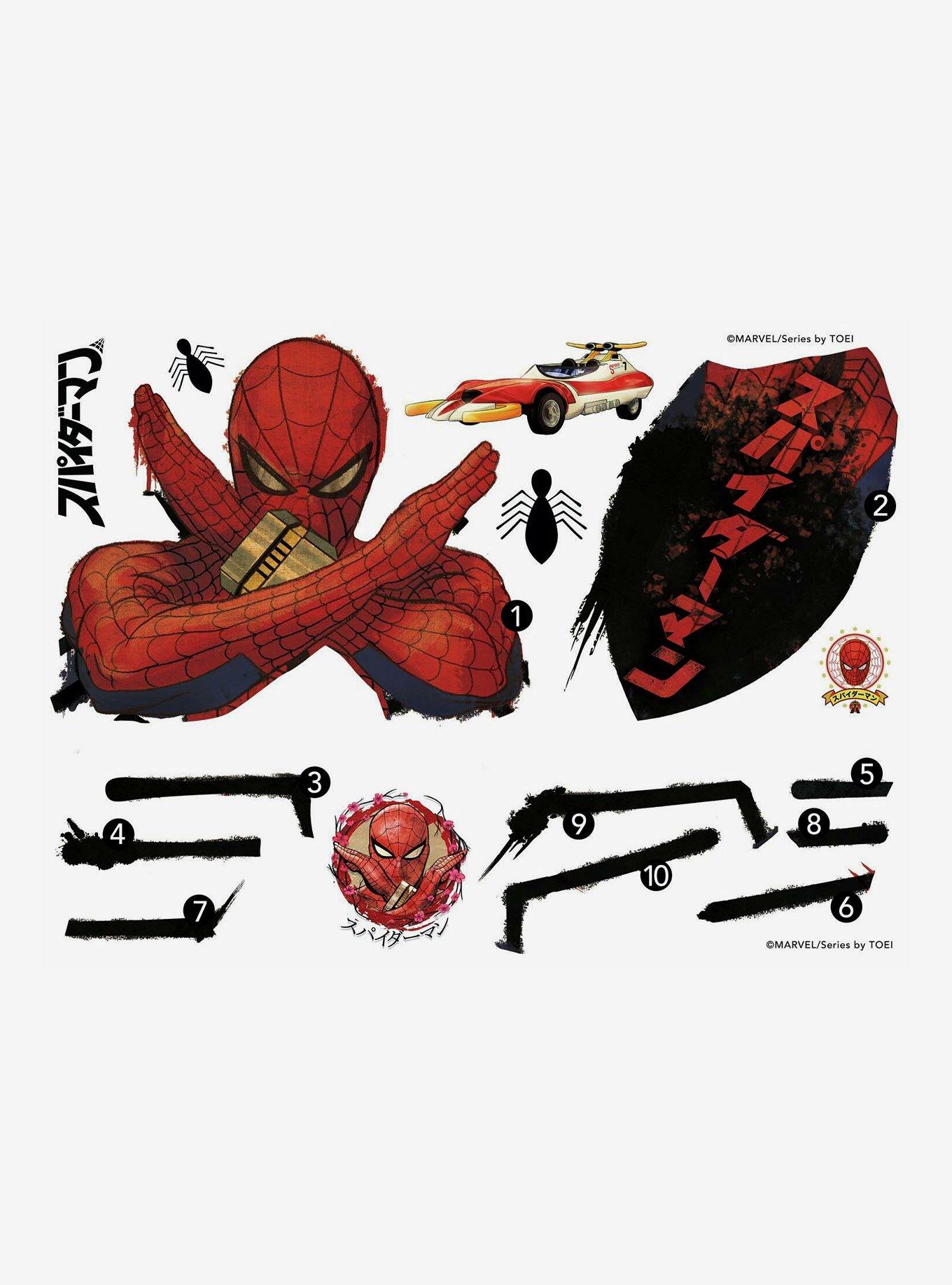 Marvel Spider-Man Japan Giant Peel And Stick Wall Decal, , hi-res