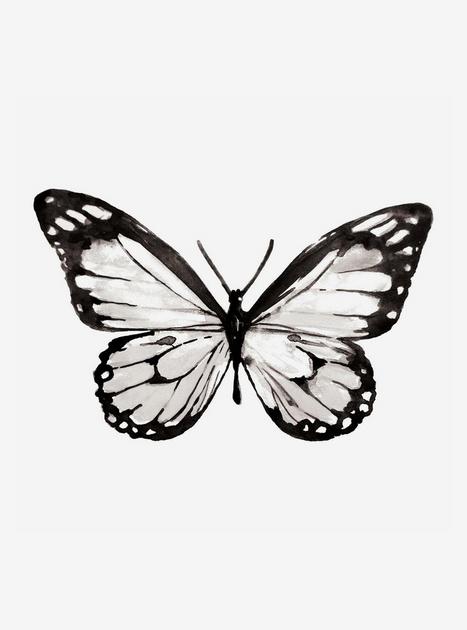 Watercolor Butterfly Peel And Stick Giant Wall Decals | Hot Topic