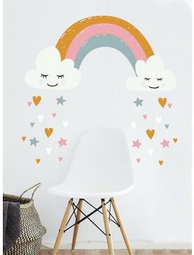 Rainbow And Hearts Peel And Stick Giant Wall Decals, , hi-res