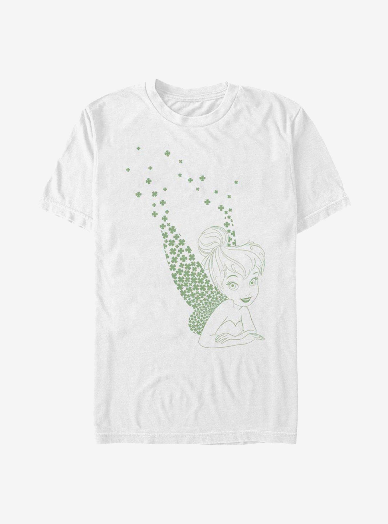 Disney Peter Pan Tink Clovers T-Shirt, WHITE, hi-res