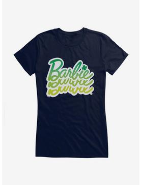 Barbie St. Patrick's Day Green Ombre Girls T-Shirt, NAVY, hi-res