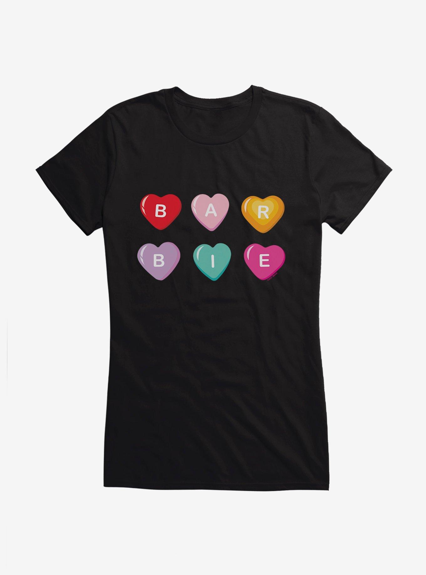 Barbie Valentine's Day Candy Heart Girls T-Shirt