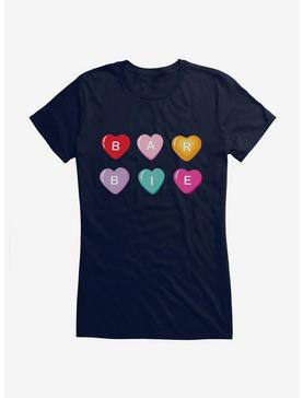 Barbie Valentine's Day Candy Heart Girls T-Shirt, NAVY, hi-res