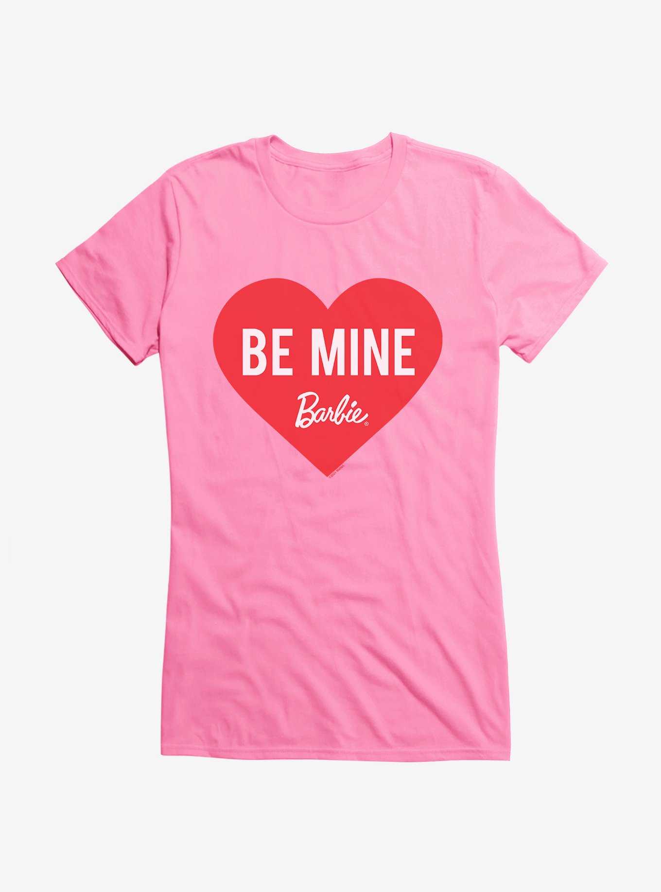 Barbie Valentine's Day Heart Girls T-Shirt, CHARITY PINK, hi-res