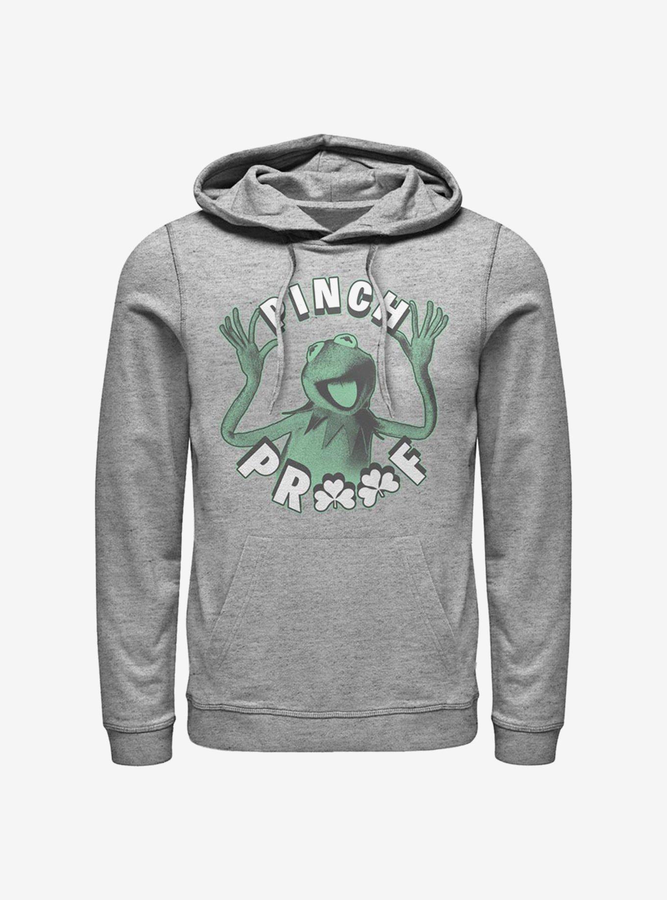 Disney The Muppets Pinch Proof Kermit Hoodie, ATH HTR, hi-res