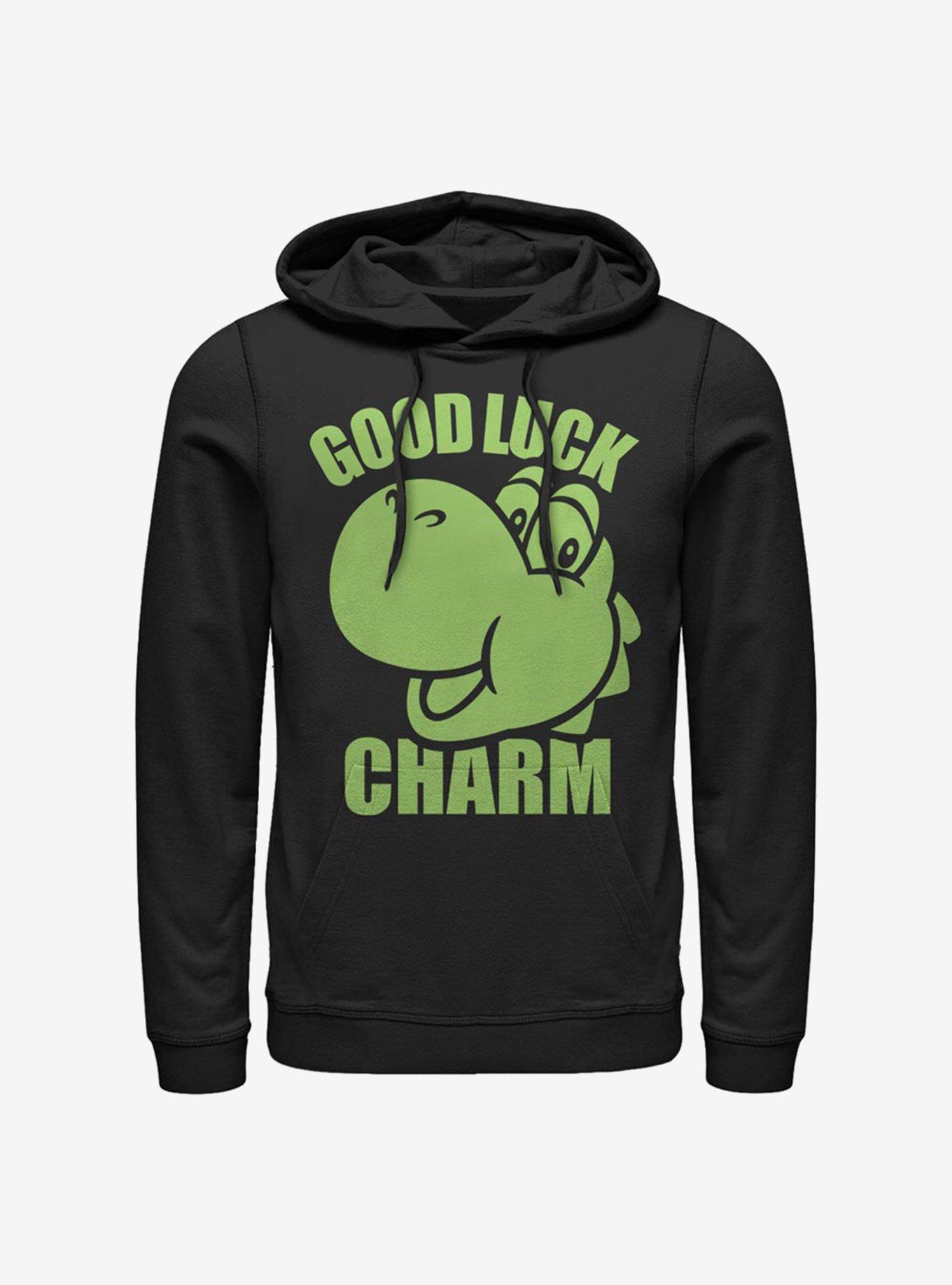 Nintendo Yoshi Charms Fillup Hoodie, BLACK, hi-res