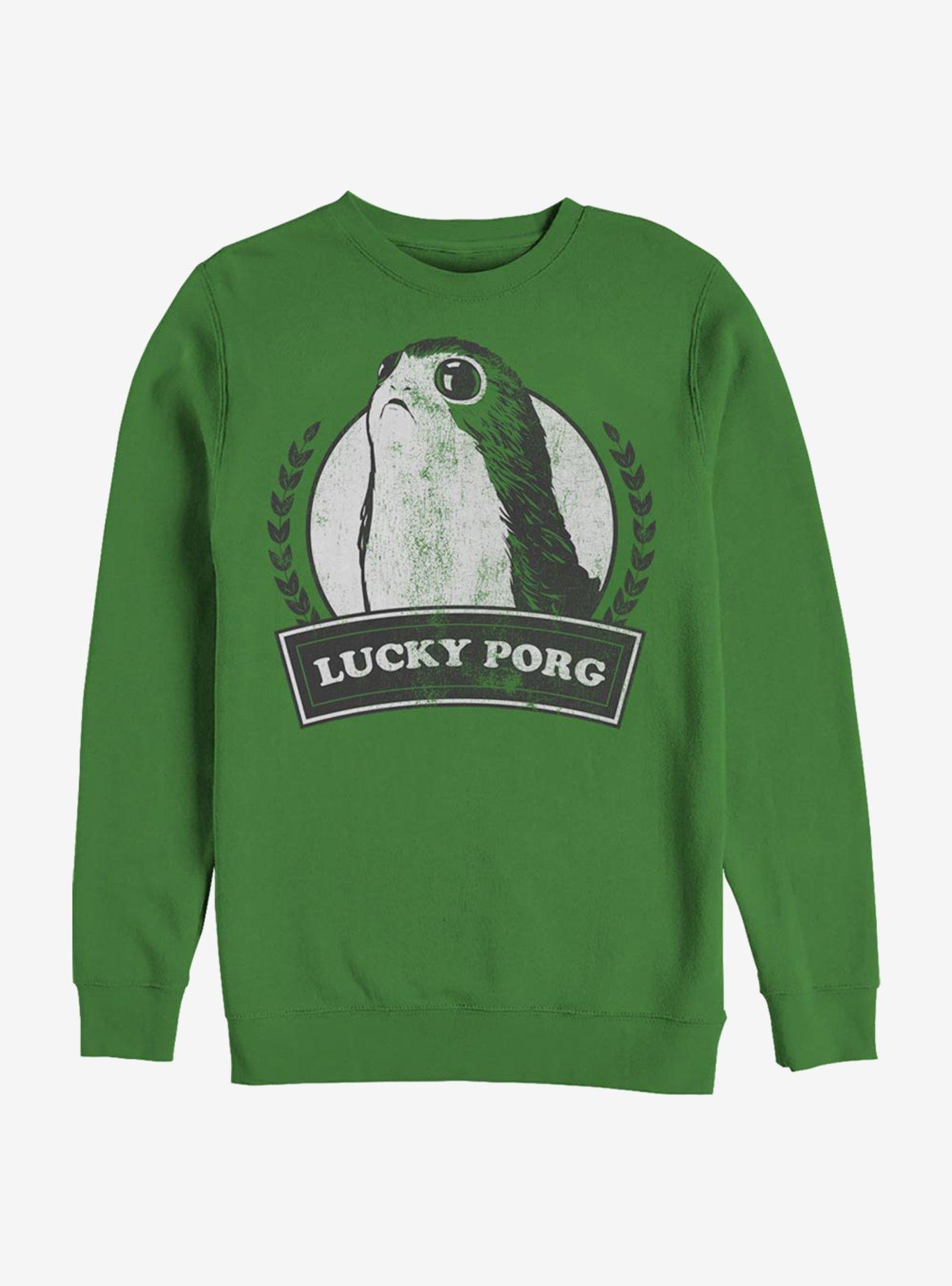 Star Wars Eipisode VIII The Last Jedi Lucky Porg Crew Sweatshirt, , hi-res