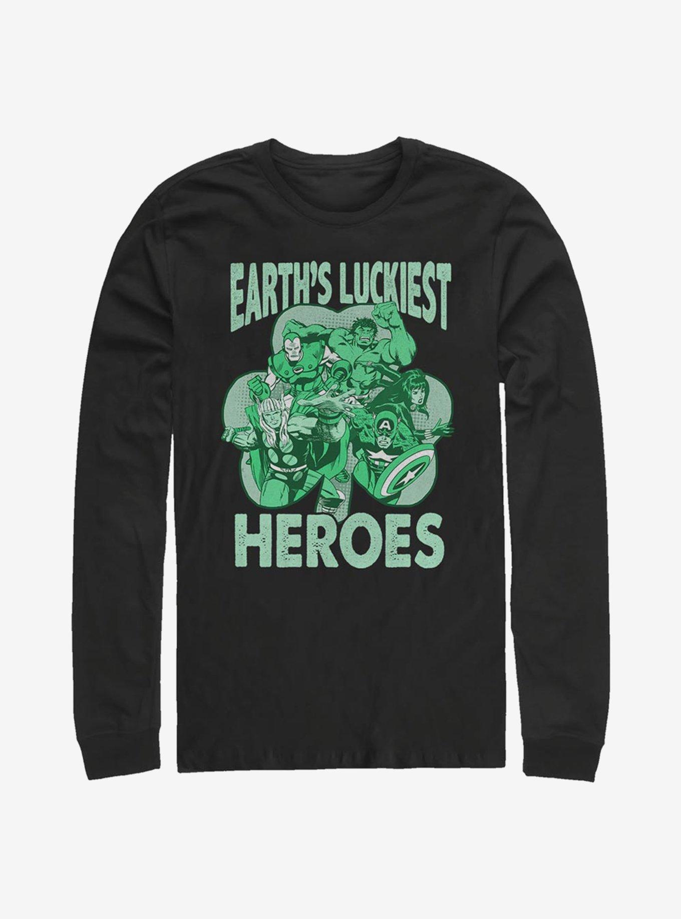 Marvel Avengers Luck Of The Hero Long-Sleeve T-Shirt, , hi-res