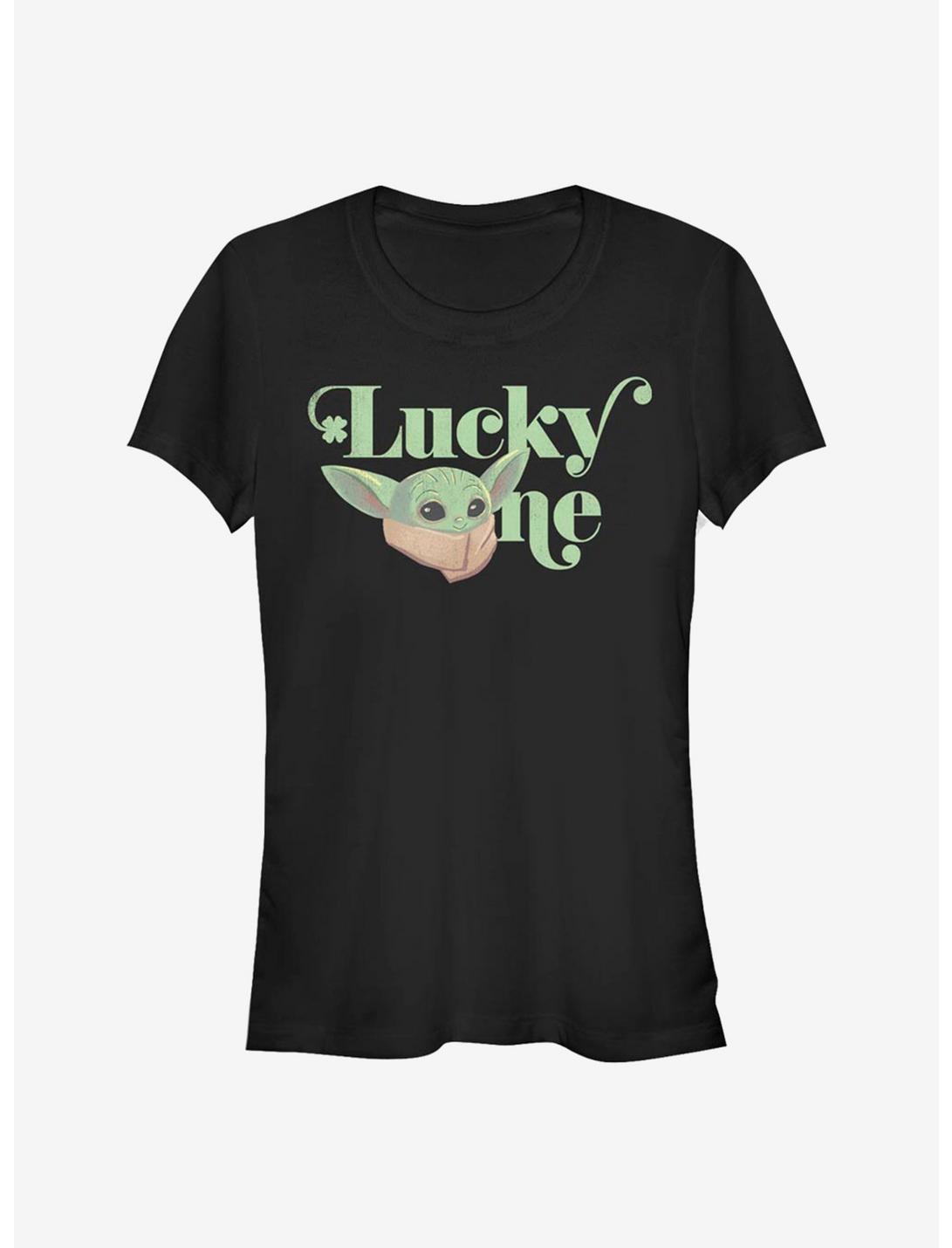 Star Wars The Mandalorian Lucky One The Child Girls T-Shirt, BLACK, hi-res