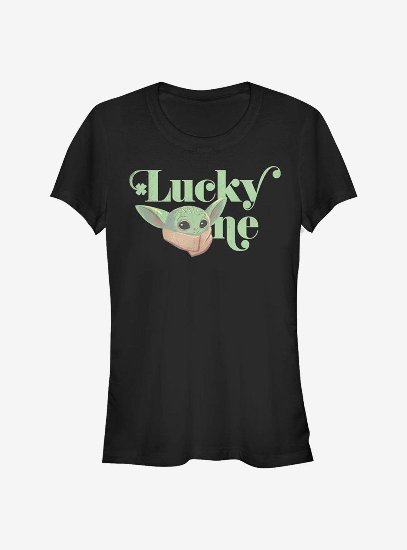 Star Wars The Mandalorian Lucky One The Child Girls T-Shirt, BLACK, hi-res