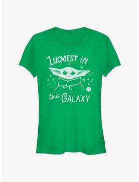 Star Wars The Mandalorian Luckiest In The Galaxy The Child Girls T-Shirt, , hi-res