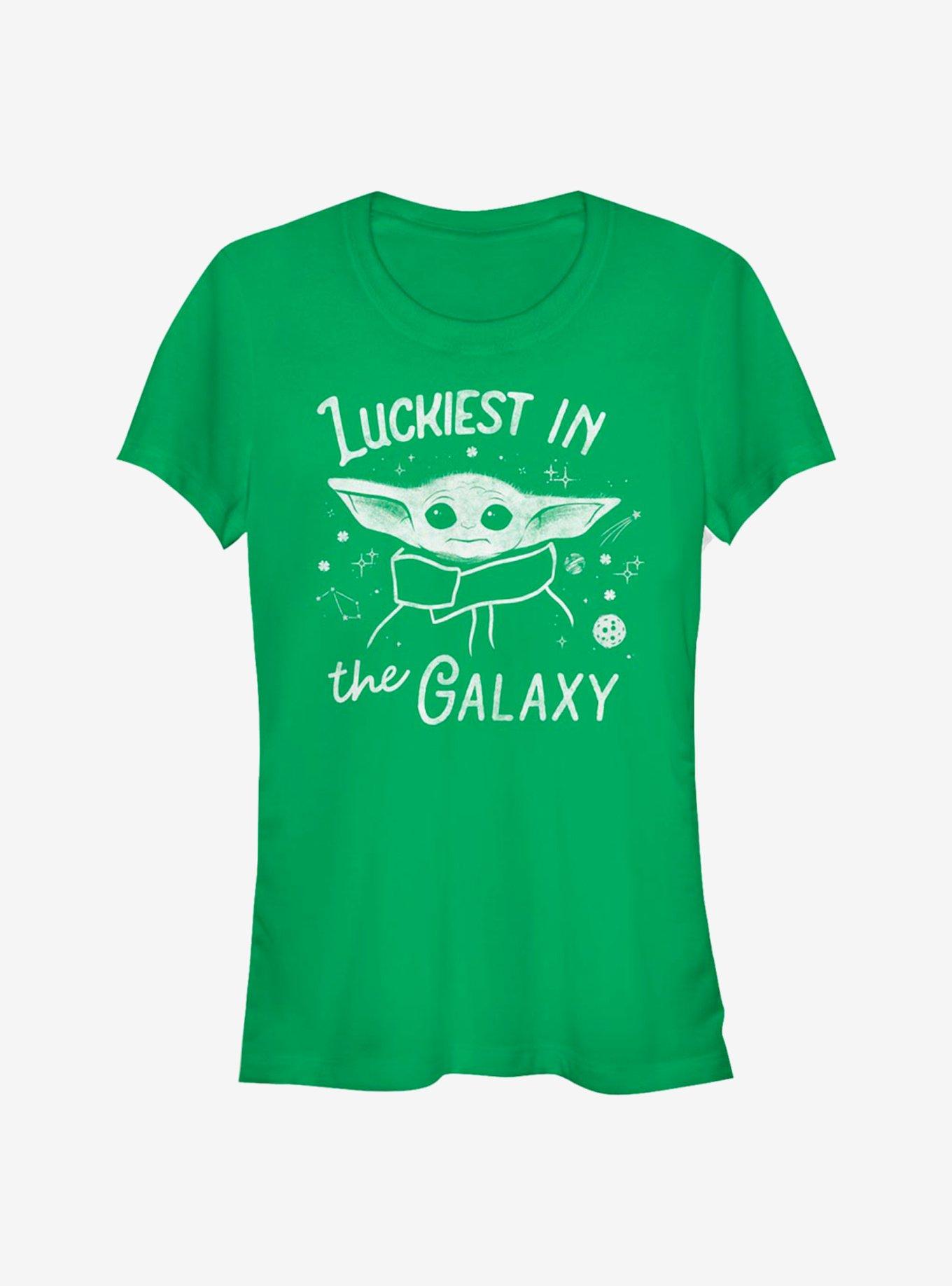 Star Wars The Mandalorian Luckiest In The Galaxy The Child Girls T-Shirt, KELLY, hi-res