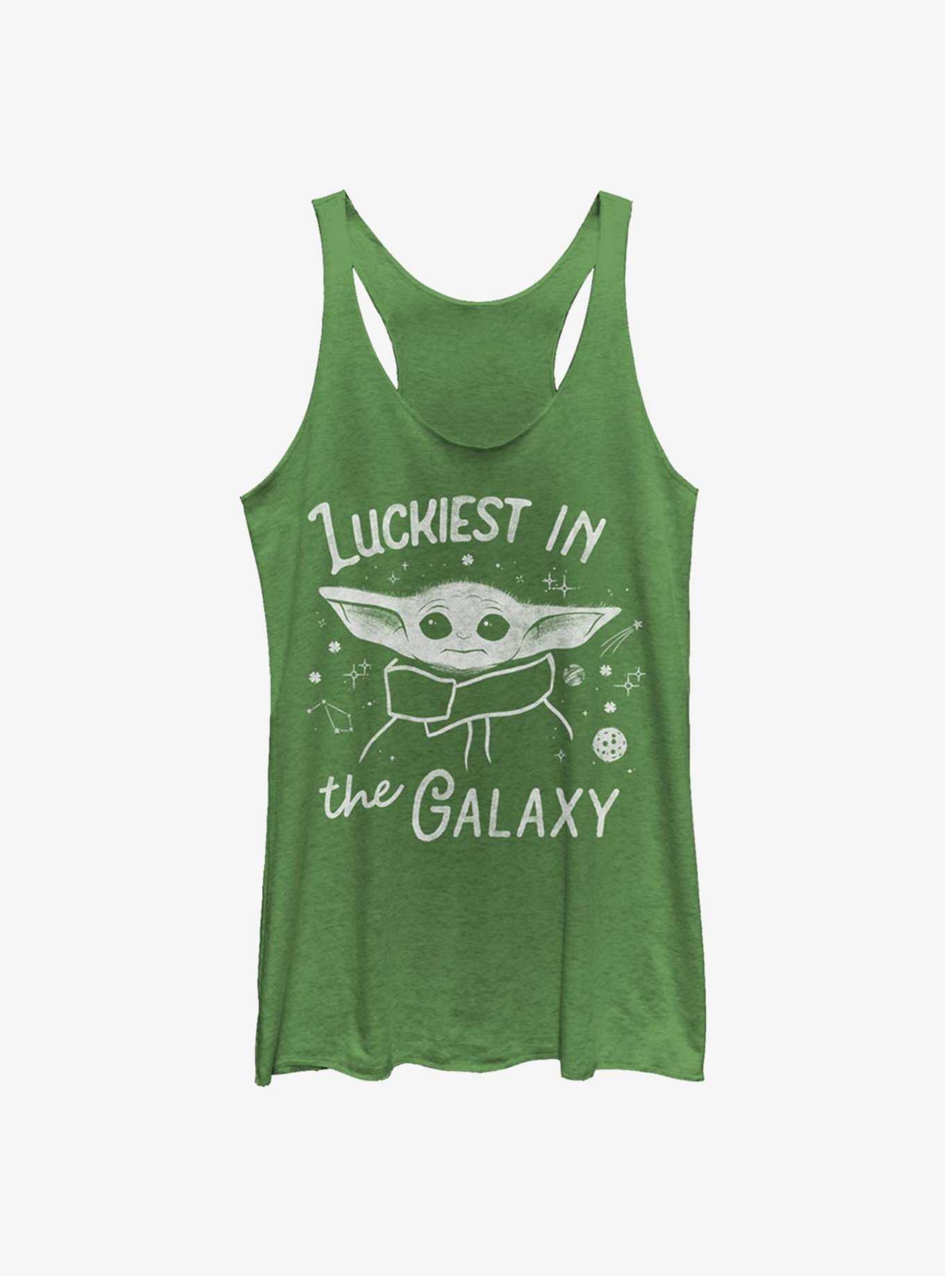 Star Wars The Mandalorian Luckiest In The Galaxy The Child Girls Tank Top, , hi-res