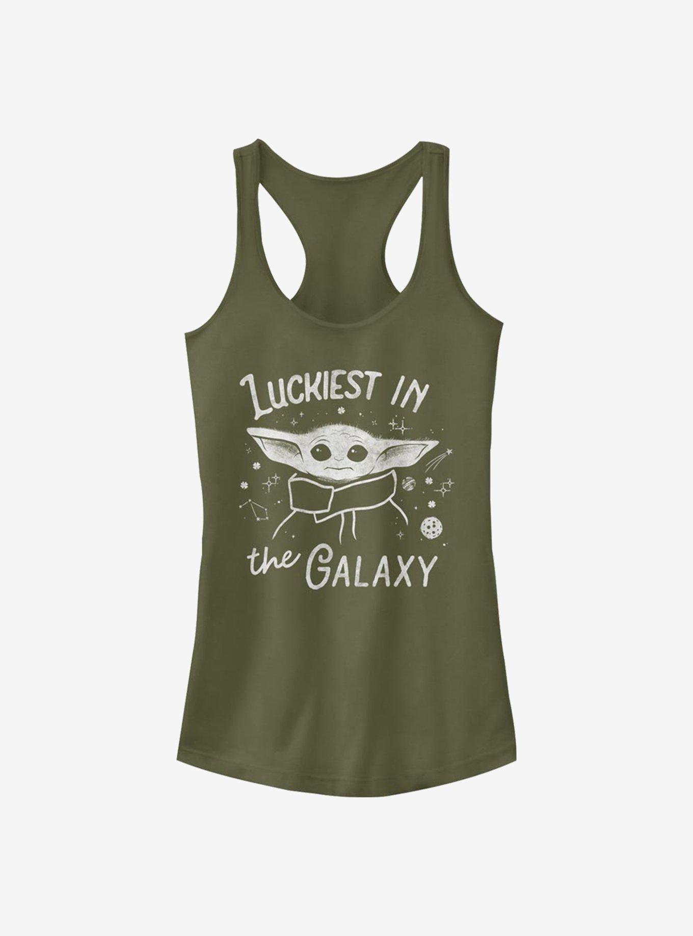 Star Wars The Mandalorian Luckiest In The Galaxy The Child Girls Tank Top, , hi-res