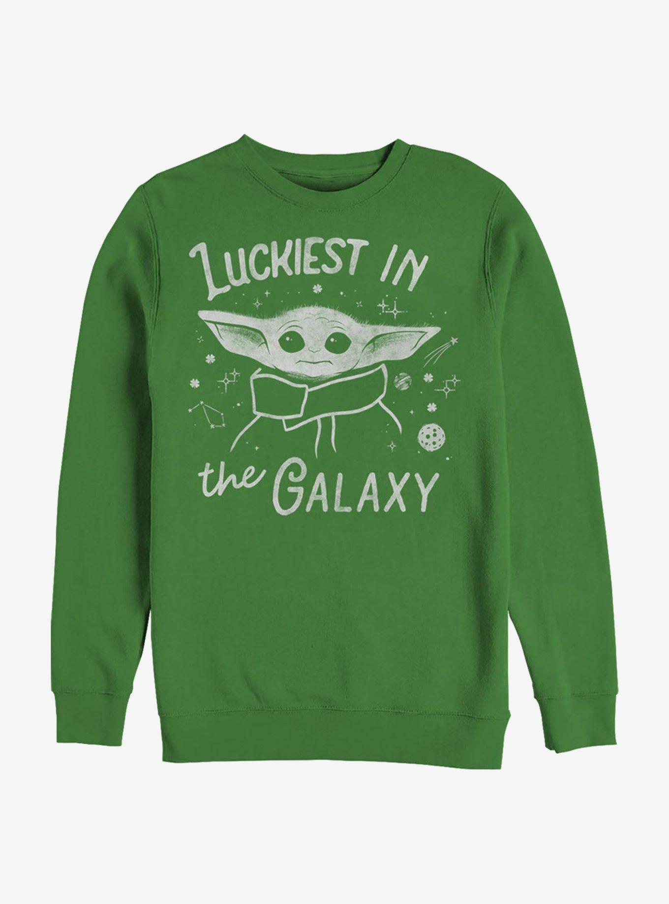 Star Wars The Mandalorian Luckiest In The Galaxy The Child Sweatshirt, , hi-res