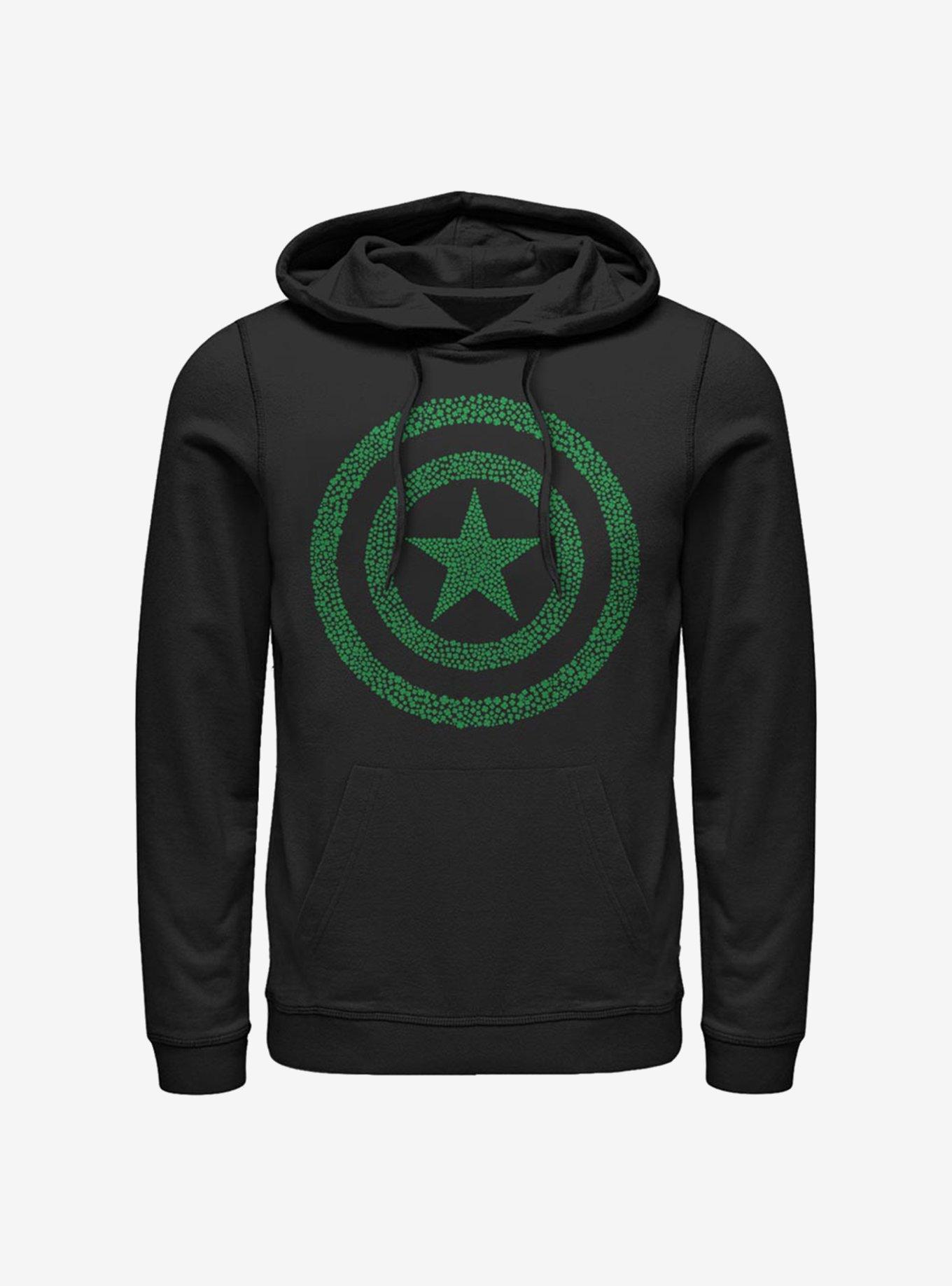 Marvel Captain America Clover Shield Hoodie, , hi-res