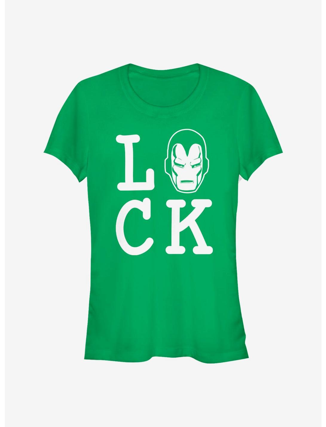 Marvel Iron Man Iron Luck Girls T-Shirt, KELLY, hi-res
