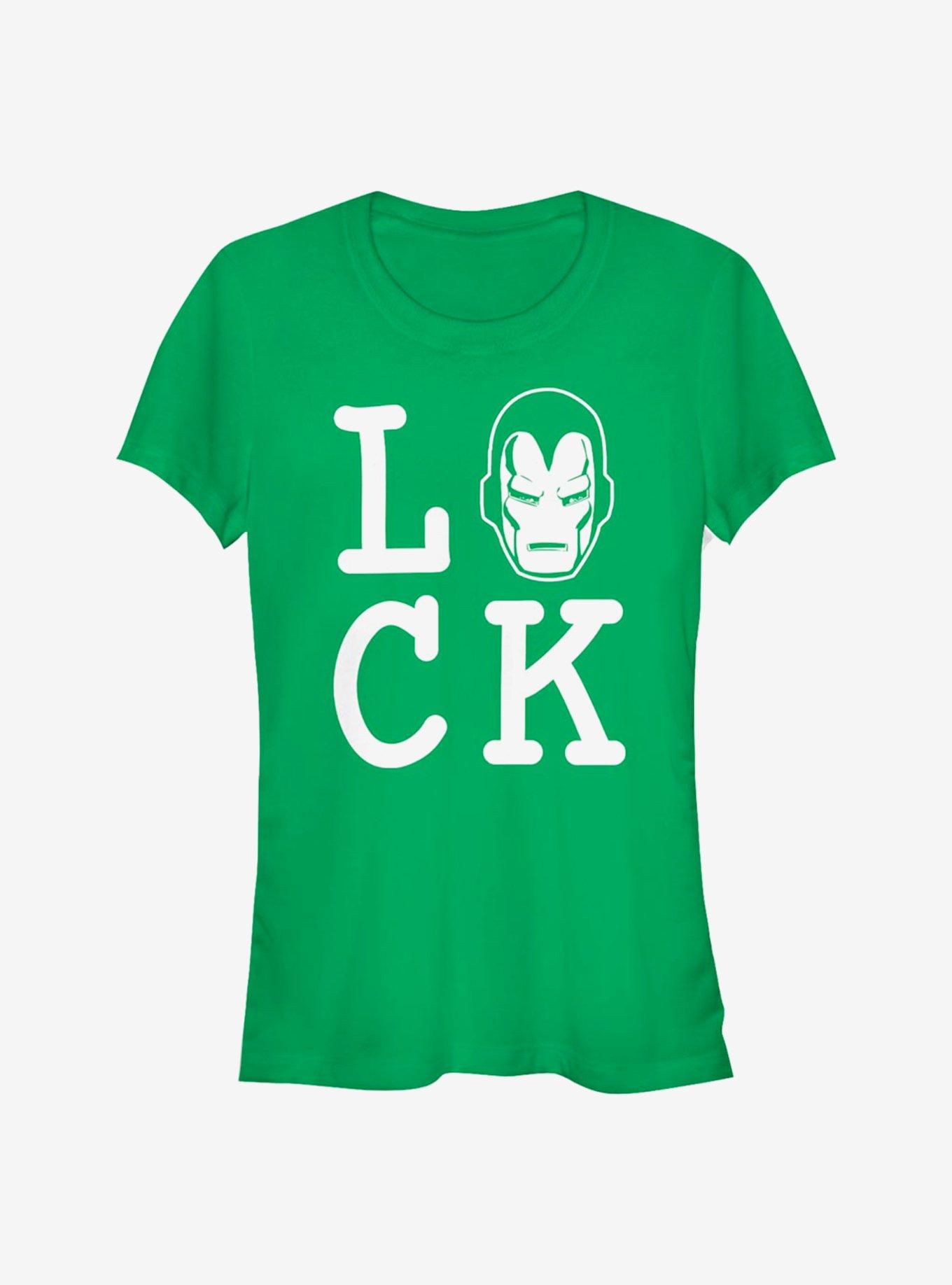 Marvel Iron Man Iron Luck Girls T-Shirt, KELLY, hi-res