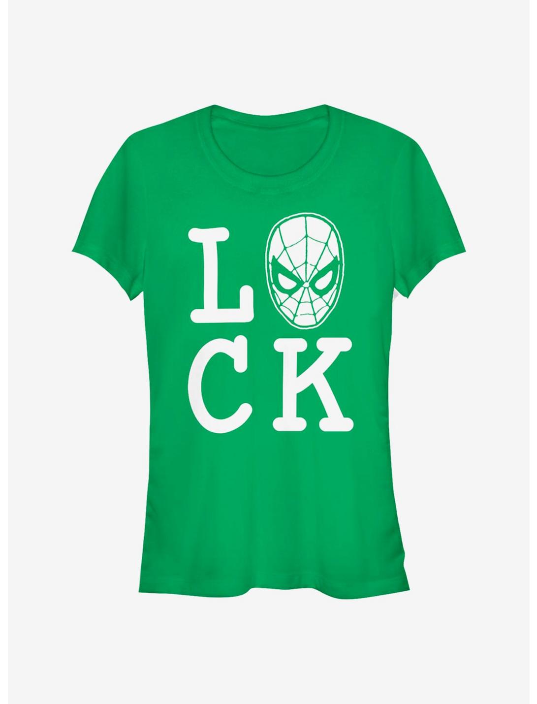 Marvel Spider-Man Spider Luck Girls T-Shirt, KELLY, hi-res