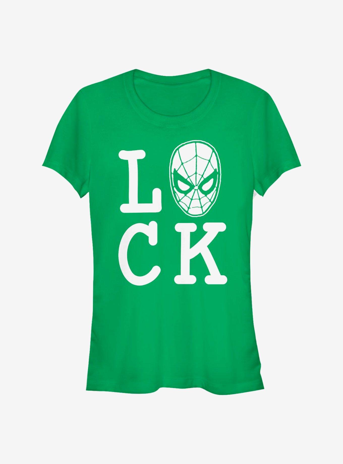 Marvel Spider-Man Spider Luck Girls T-Shirt, KELLY, hi-res