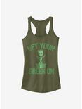 Marvel The Guardians Of The Galaxy Groot Green Girls Tank, MIL GRN, hi-res