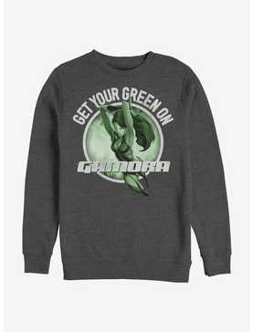 Marvel The Guardians Of The Galaxy Gamora Green Crew Sweatshirt, , hi-res