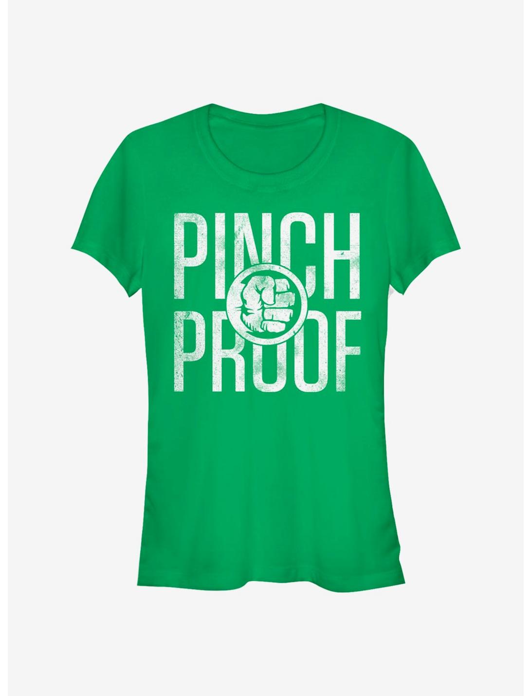 Marvel The Hulk Pinch Proof Girls T-Shirt, KELLY, hi-res