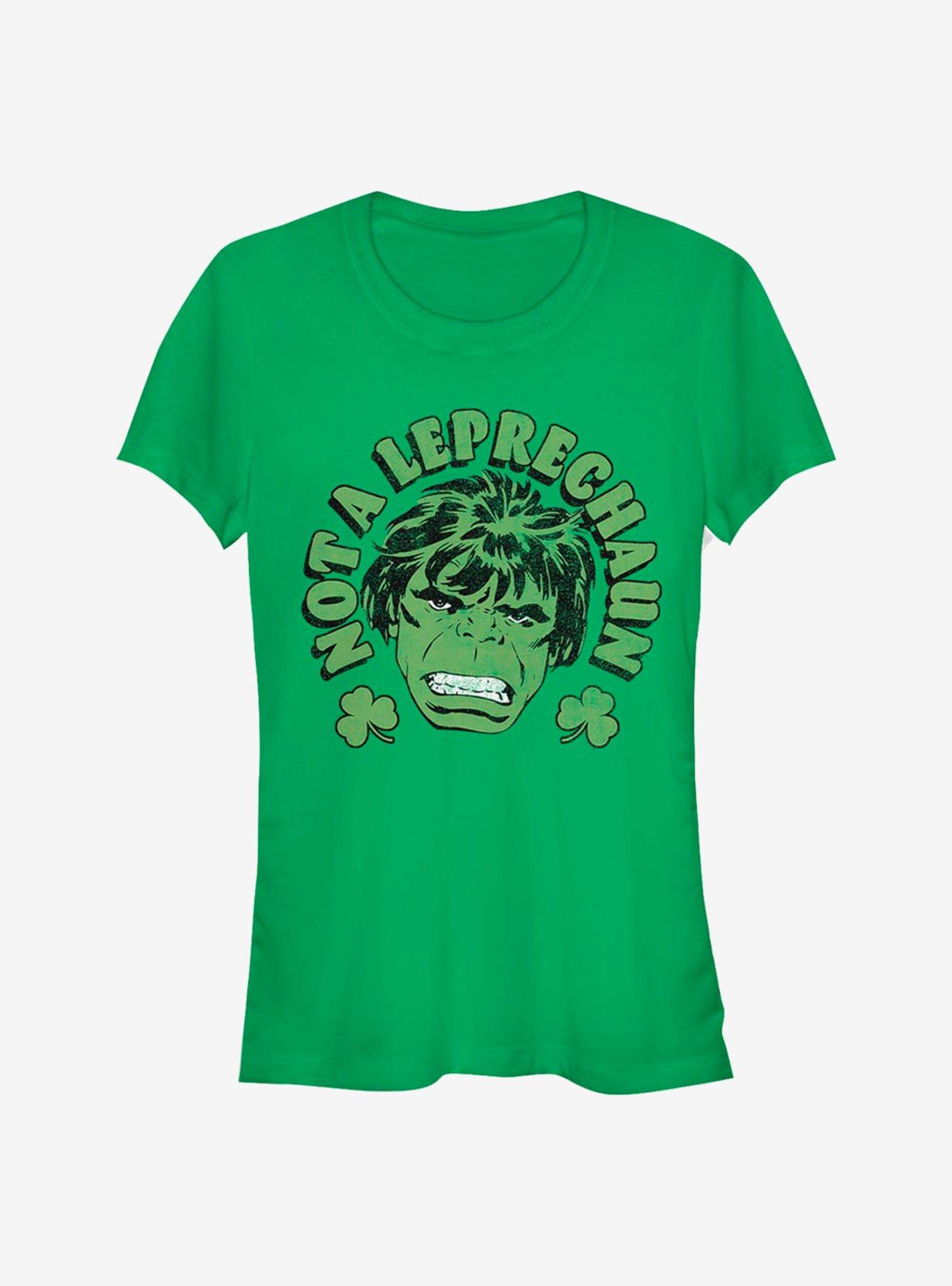 Marvel The Hulk Not Leprechaun Hulk Girls T-Shirt, KELLY, hi-res