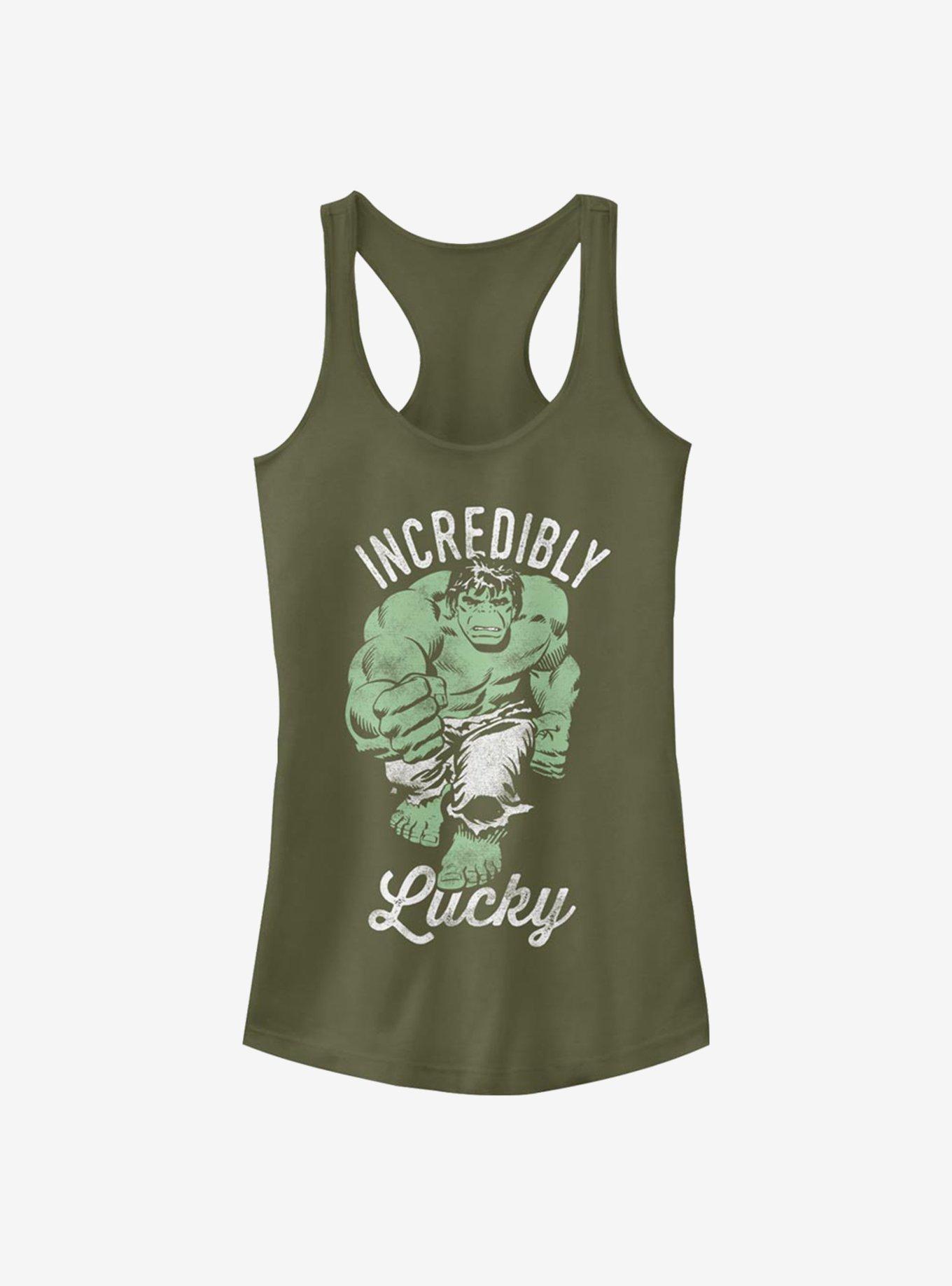 Marvel The Hulk Incredibly Lucky Girls Tank