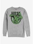 Marvel The Hulk Luck Crew Sweatshirt, ATH HTR, hi-res