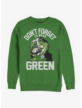 Marvel The Hulk Wear Green Crew Sweatshirt, , hi-res