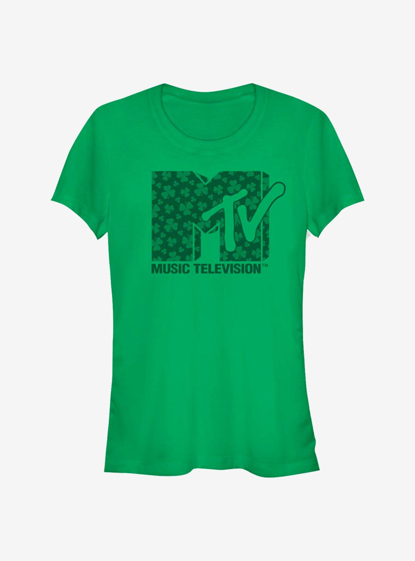 MTV Clover Logo Girls T-Shirt, KELLY, hi-res