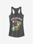 Nintendo Super Mario Good Luck Squad Girls Tank Top, CHARCOAL, hi-res